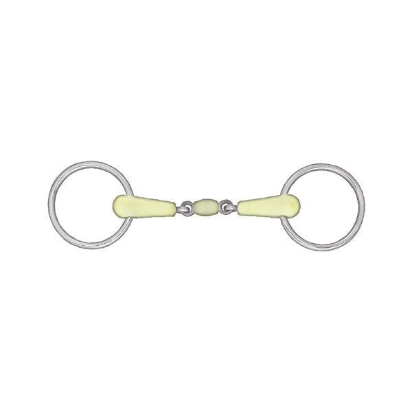 Horze Apple Flavor Peanut Link Snaffle Bit
