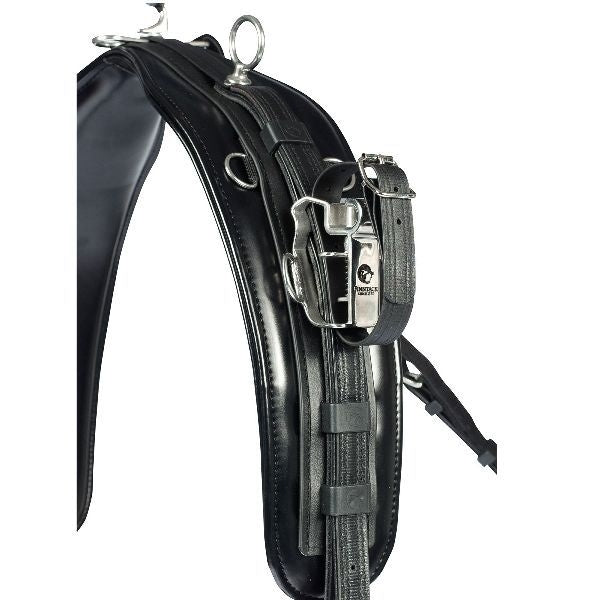 Finn Tack Synth QH Train Harness Pro Saddle Black