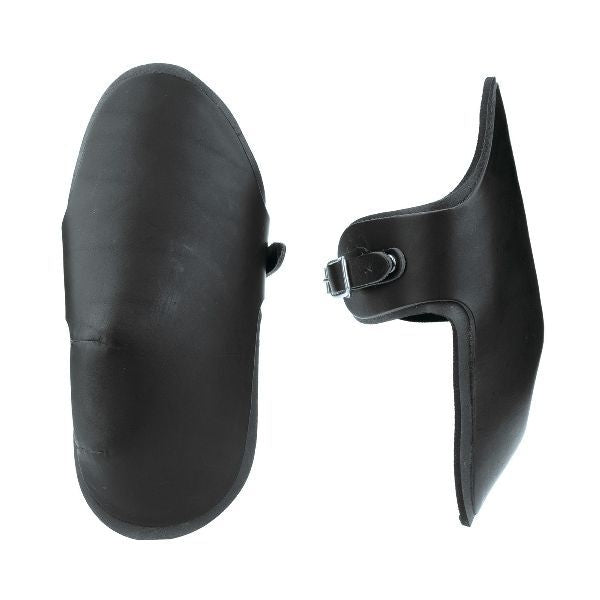 Leather Knee Boots - Long Small Black
