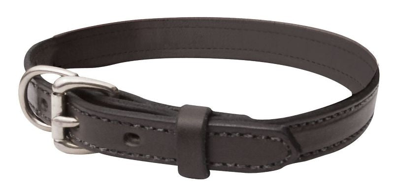 Perris Leather Dog Collar LG 19-23 Black