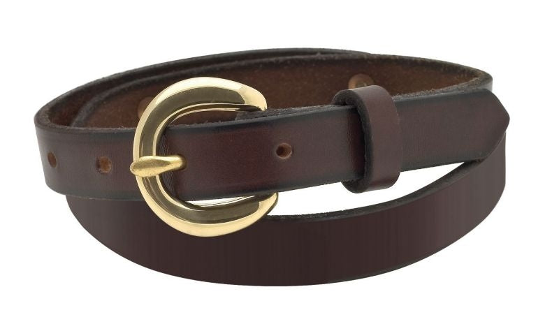 Perris 3/4 Leather Belt Large Black