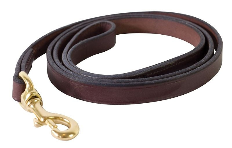 Perris Plain Leather Dog Leash X-Small Black