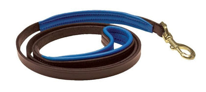 Perri's Slim Padded Leather Dog Leash 5' x 1/2 Hav
