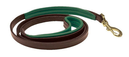 Perri's Slim Padded Leather Dog Leash 5' x 1/2 Hav
