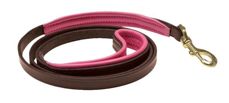 Perri's Slim Padded Leather Dog Leash 5' x 1/2 Hav