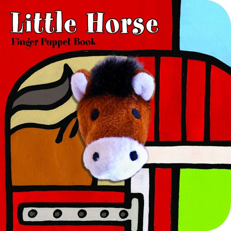 Little Horse Finger Puppet BookBk/Wh