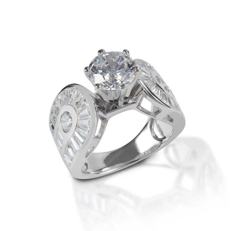 Kelly Herd .925 Sterling Round Horseshoe Ring 6