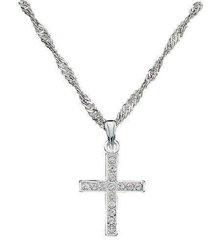 Montana Silversmiths Rhinestone Cross Necklace