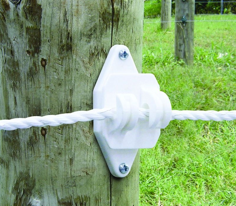 Patriot Jumbo Wood Post Claw Insulator White