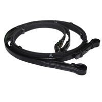 Exselle Elite Web Reins with Leather Stops