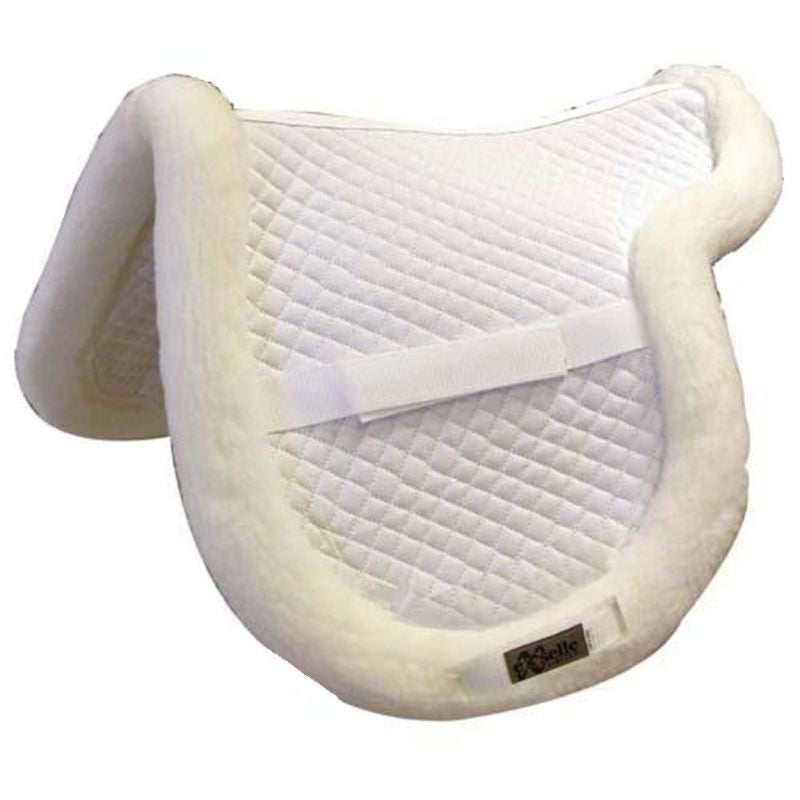 Exselle Quilt Close Contact Saddle Pad 16-17.5 Wht