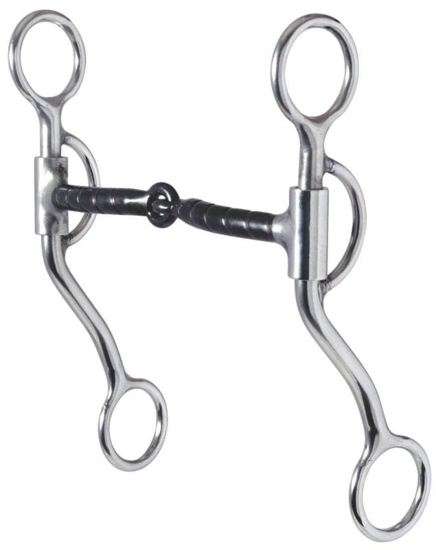 Reinsman Stage C Slow 7 Ribbon Snaffle Brn