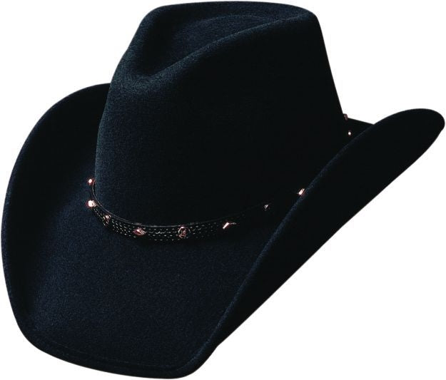 Bullhide Thunderbird Classic Felt Hat SM Black