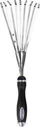 Bond Stainless Steel Fan Rake Hand Tool Black