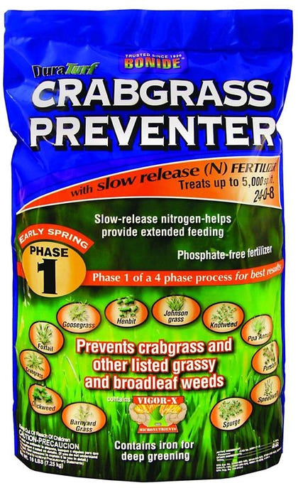 Crabgrass Preventer with Fertilizer 5000 Sq. Feet