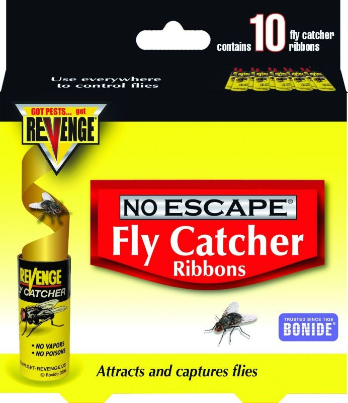 Revenge No Escape Fly Catcher Ribbons 10 Pack