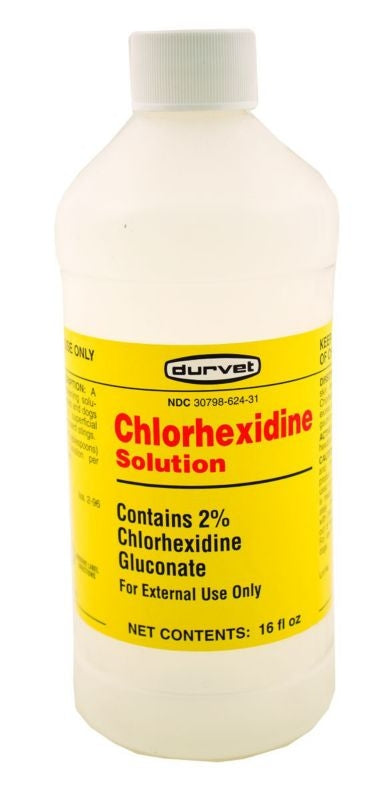 Durvet Chlorhexidine Solution 16oz