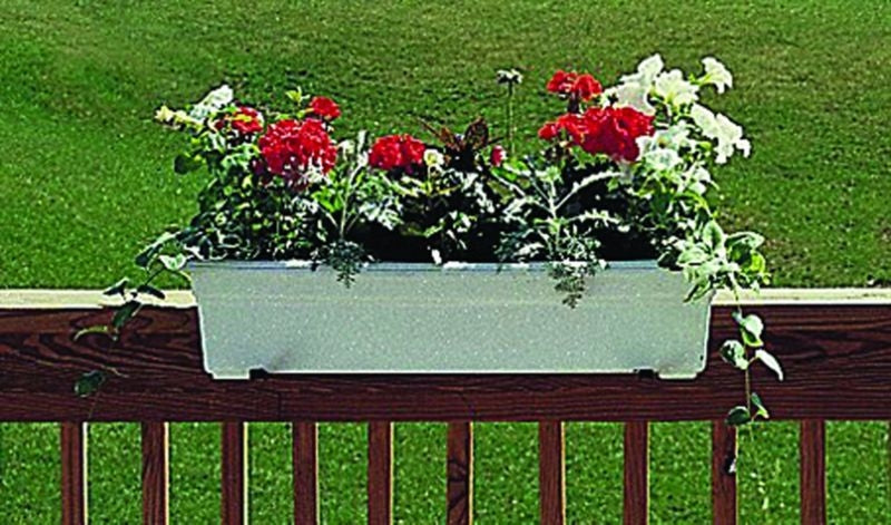 Countryside Flowerbox 18 Inch White