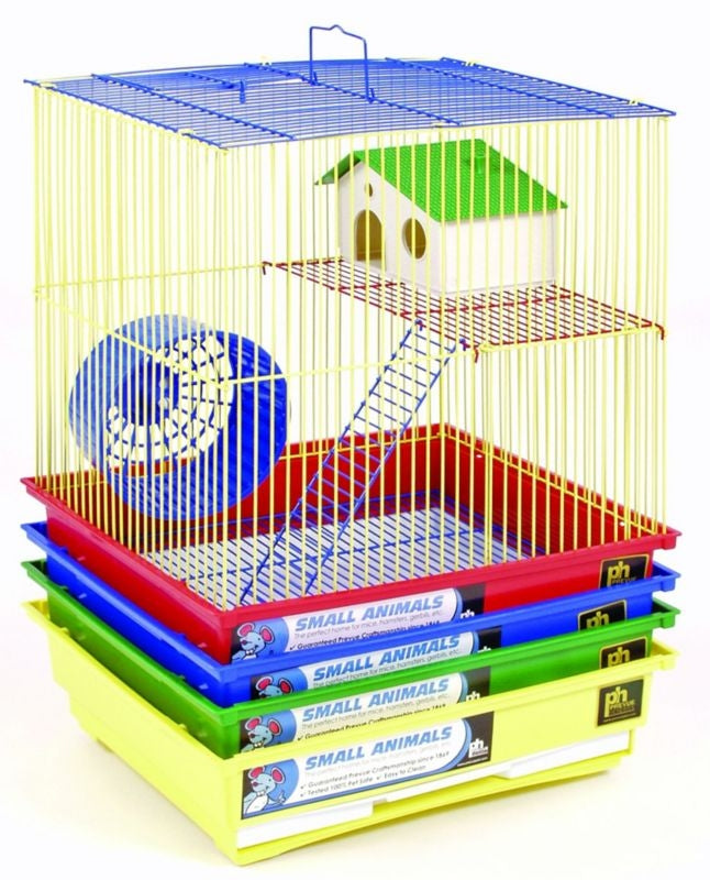 Prevue Hendryx 2Story Gerbil/Hamster Cage 14x11x15