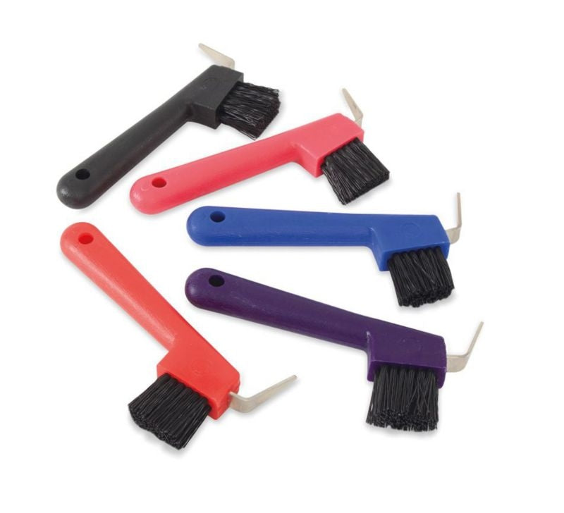 Shires Hoof Pick/Brush Black