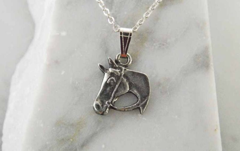 Finishing Touch Horse Head With Bridle Sil