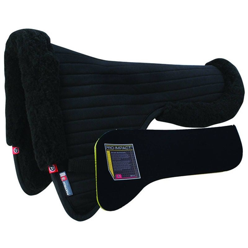 Matrix T3 Ergonomic Coolback Half Pad Lg Blk