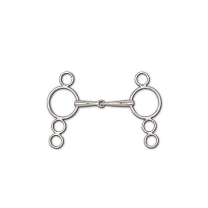 Toklat Snaffle 4-Ring Continental Gag 5