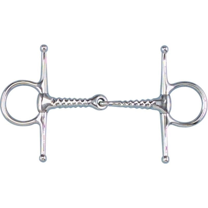 Toklat Corkscrew Snaffle Full Cheek - Pony 4.5
