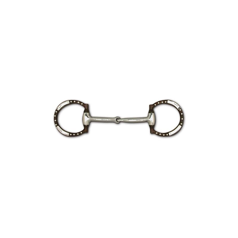 Toklat Dee Ring Snaffle Bit 5 Brn