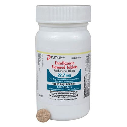 Enrofloxacin Tablets 22.7 mg