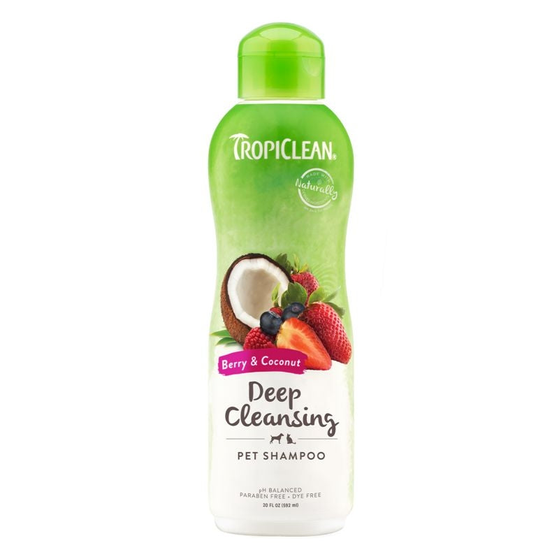 Tropiclean Berry Clean Deep Cleaning Dog Shampoo