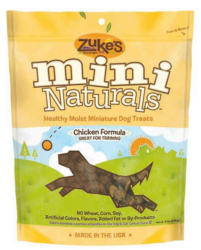 Zukes Mini Naturals Dog Treats 6oz