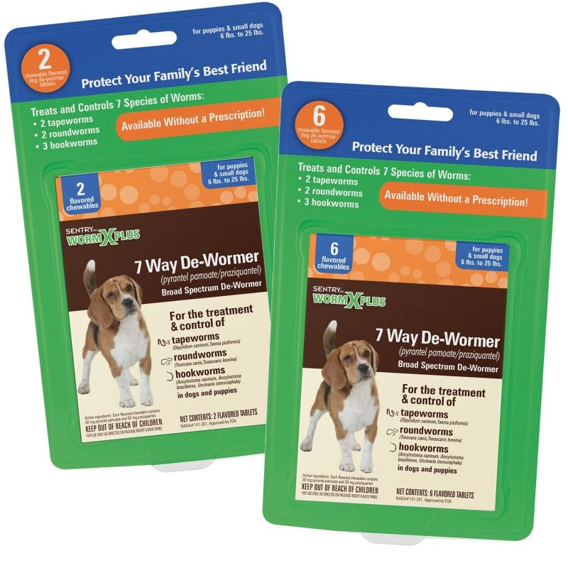 Worm X Plus 7-Way Dewormer Small Dog