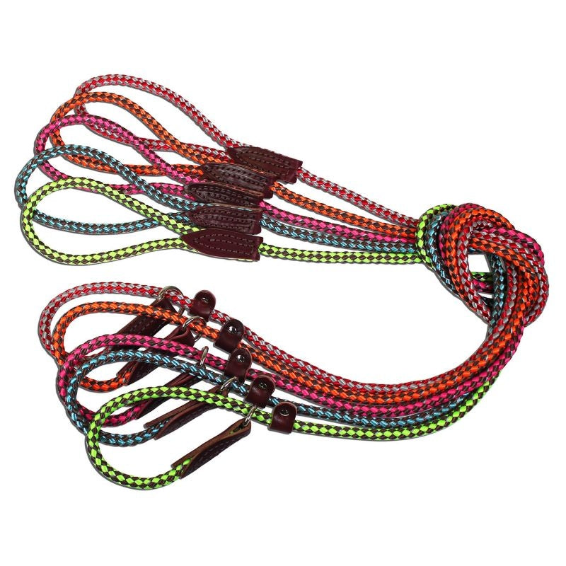 British Reflective Rope Slip Dog Lead