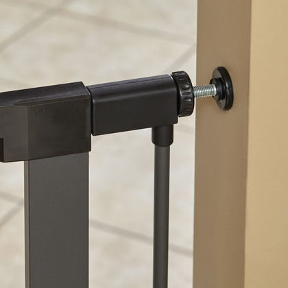 Midwest Steel Pet Gate with Wood Door