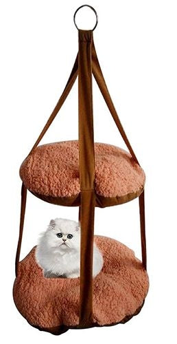 Pet Life Kittyhaus Dual-Lounger Cat Pillow
