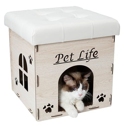 Pet Life Foldaway Collapsible Cat House