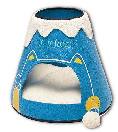 Touchcat Molten Lava Triangular Cat Bed