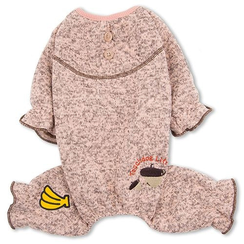Touchdog Bark-Zz Thermal Jumpsuit Dog Pajamas