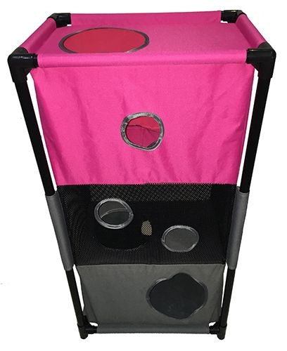 Pet Life Kitty-Square Play-Active Cat House