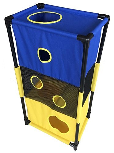 Pet Life Kitty-Square Play-Active Cat House
