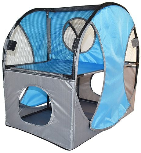 Pet Life Kitty-Play Soft Folding Cat House