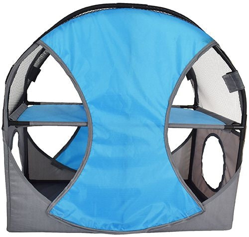 Pet Life Kitty-Play Soft Folding Cat House