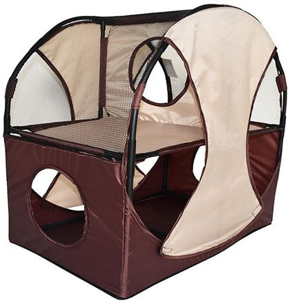 Pet Life Kitty-Play Soft Folding Cat House
