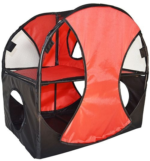 Pet Life Kitty-Play Soft Folding Cat House