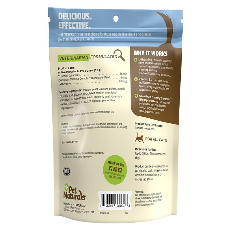 Pet Naturals Calming Chews for Cats