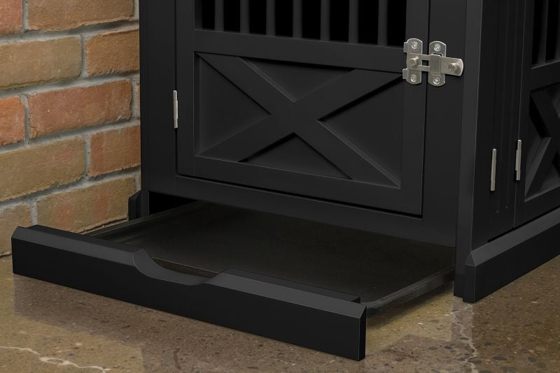 Merry Products Triple Door Medium Dog Crate