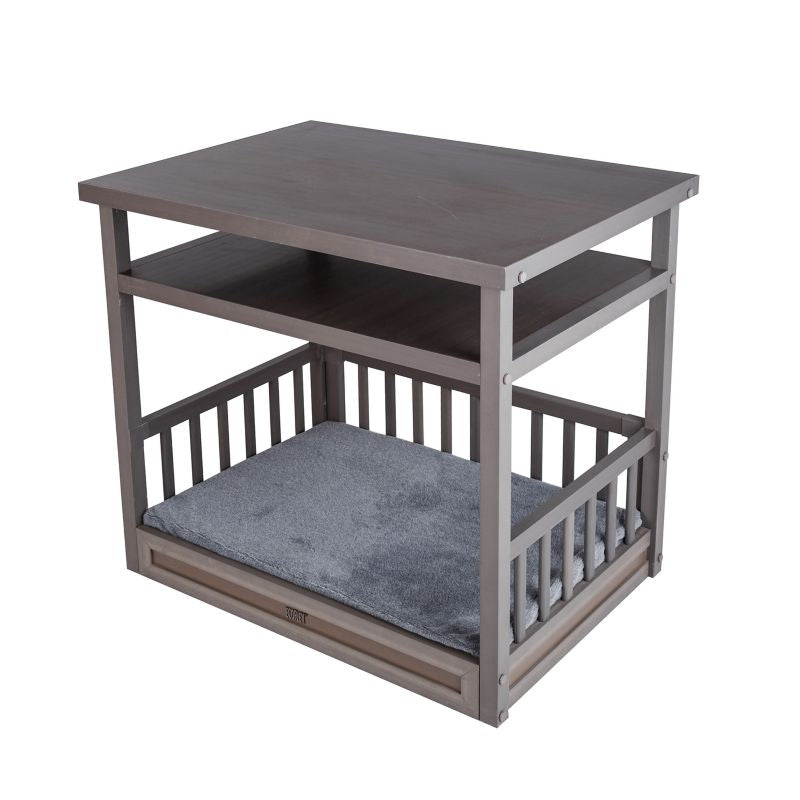 New Age Pet ecoFLEX Grey Dog Bed/Nightstand