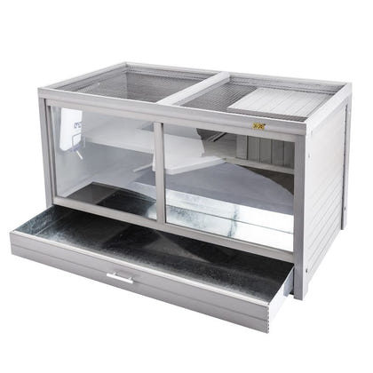 New Age Pet ecoFLEX Grey Park Avenue Indoor Hutch