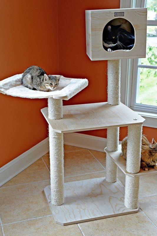 Armarkat Premium Real Wood Cat Tree 50in
